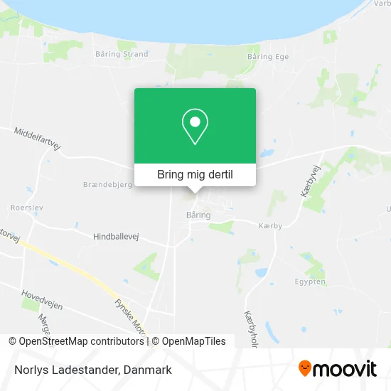 Norlys Ladestander kort