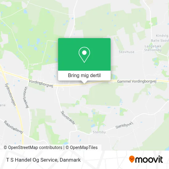 T S Handel Og Service kort