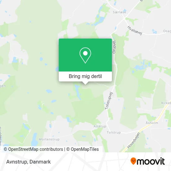 Avnstrup kort