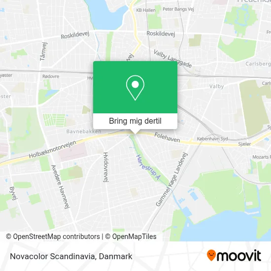 Novacolor Scandinavia kort