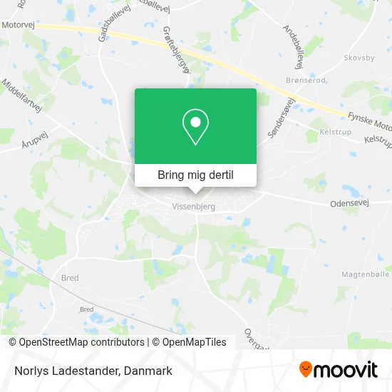 Norlys Ladestander kort
