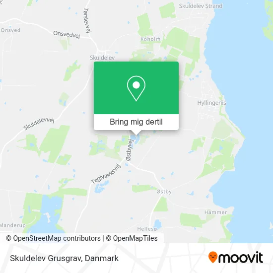 Skuldelev Grusgrav kort
