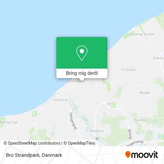 Bro Strandpark kort