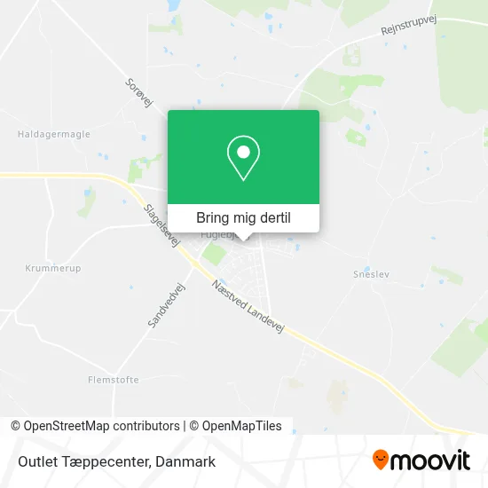 Outlet Tæppecenter kort