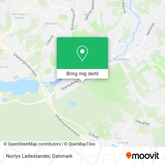 Norlys Ladestander kort