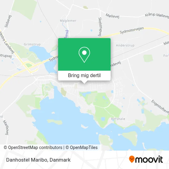 Danhostel Maribo kort