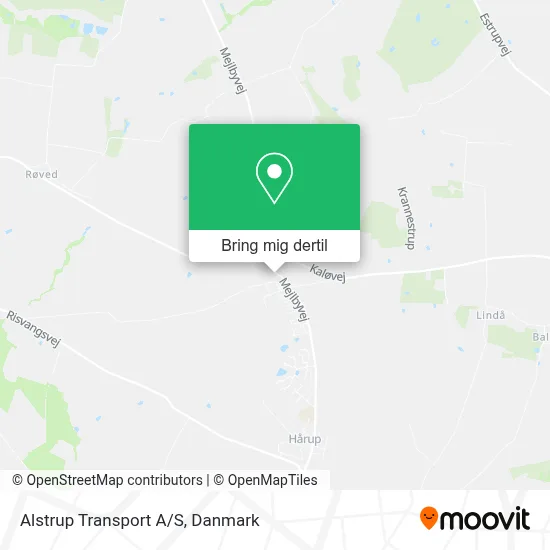 Alstrup Transport A/S kort