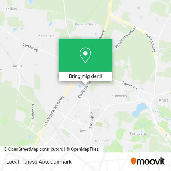 Local Fitness Aps kort