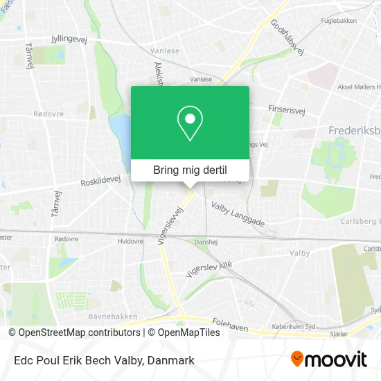 Edc Poul Erik Bech Valby kort