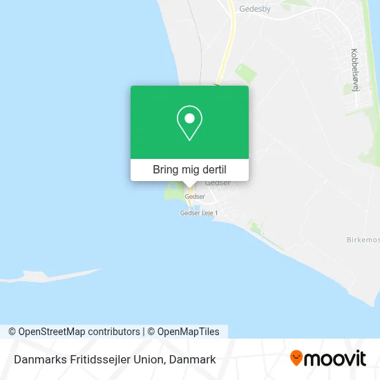 Danmarks Fritidssejler Union kort