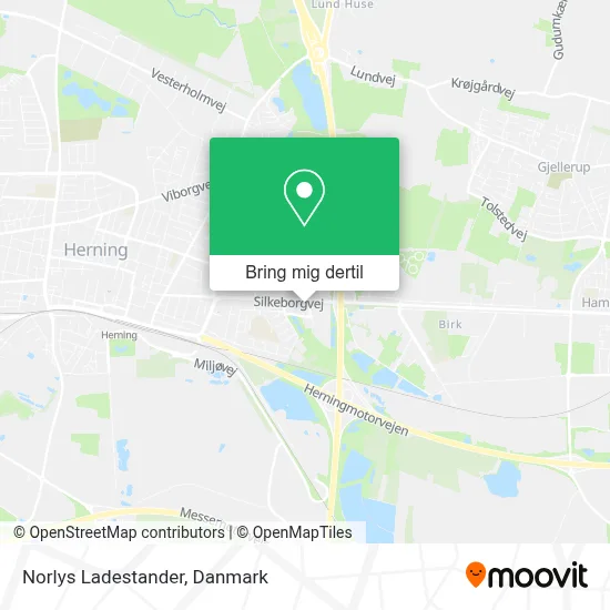 Norlys Ladestander kort