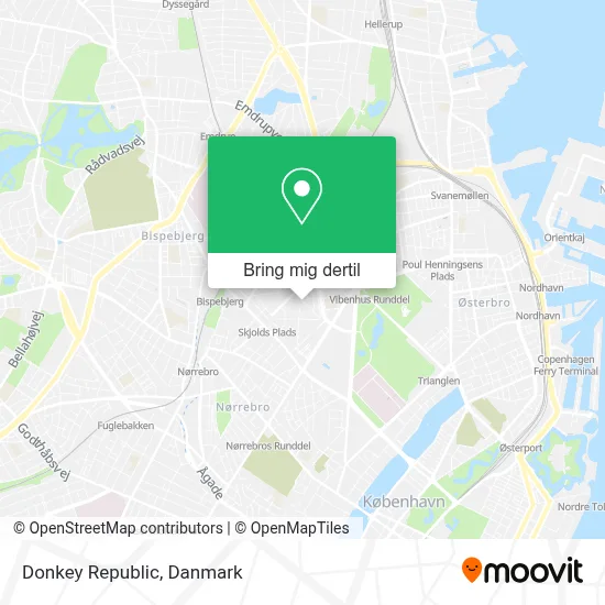 Donkey Republic kort