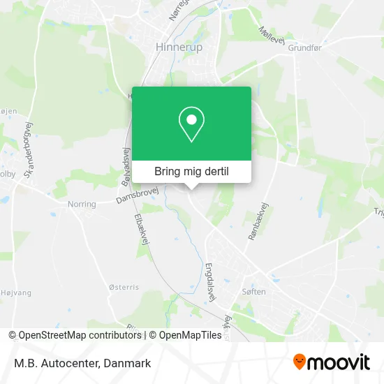 M.B. Autocenter kort