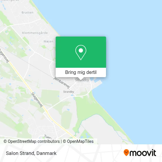 Salon Strand kort