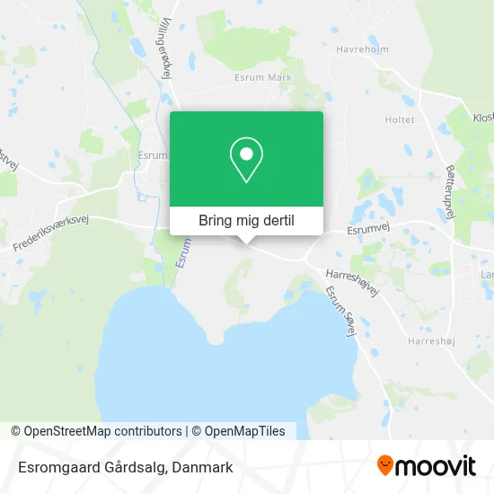 Esromgaard Gårdsalg kort