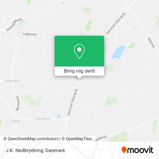 J.K. Nedbrydning kort