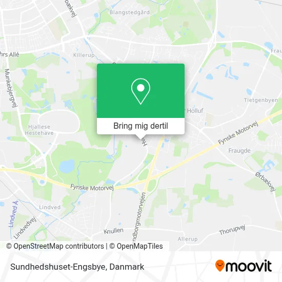 Sundhedshuset-Engsbye kort