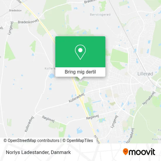 Norlys Ladestander kort