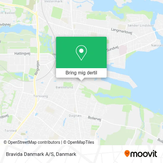 Bravida Danmark A/S kort