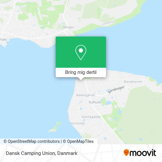 Dansk Camping Union kort
