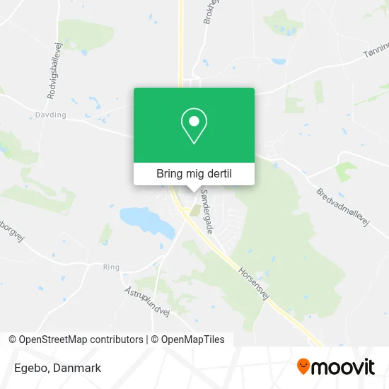 Egebo kort