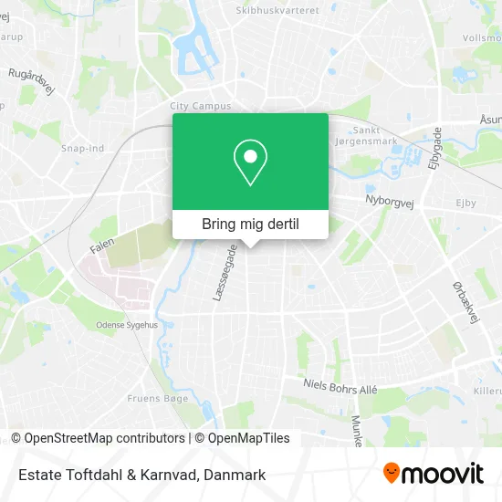 Estate Toftdahl & Karnvad kort