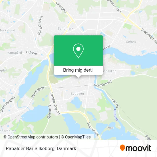 Rabalder Bar Silkeborg kort