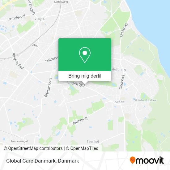 Global Care Danmark kort