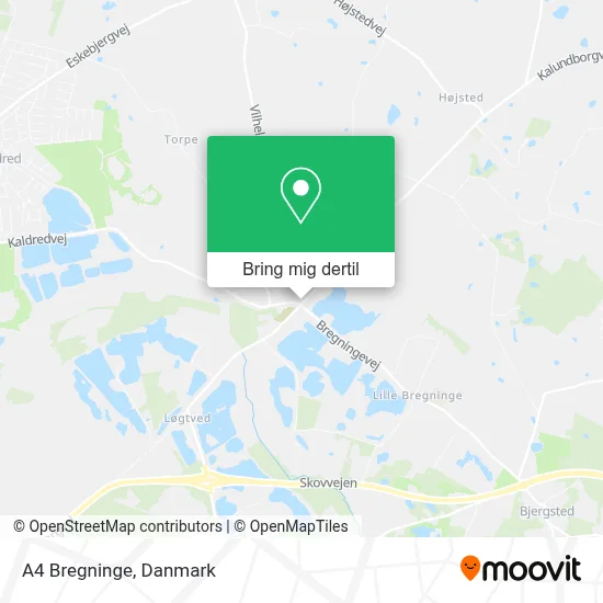 A4 Bregninge kort