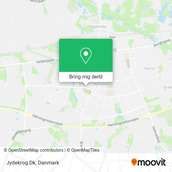 Jydekrog.Dk kort