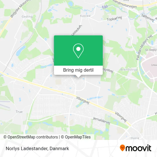 Norlys Ladestander kort
