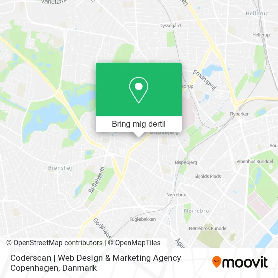 Coderscan | Web Design & Marketing Agency Copenhagen kort