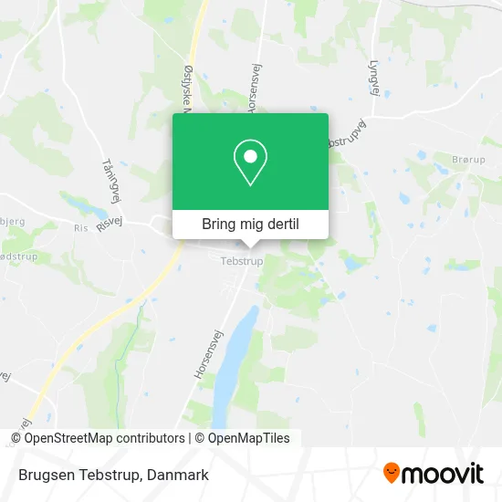 Brugsen Tebstrup kort
