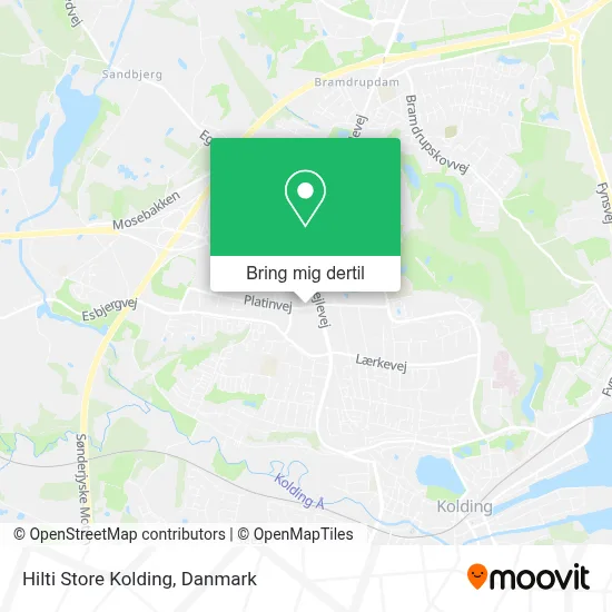 Hilti Store Kolding kort