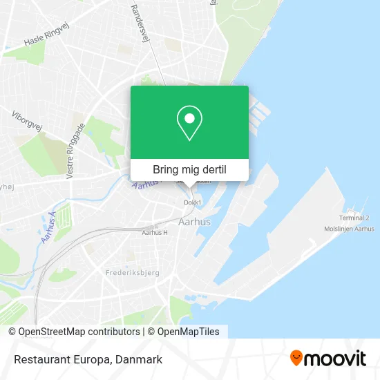Restaurant Europa kort