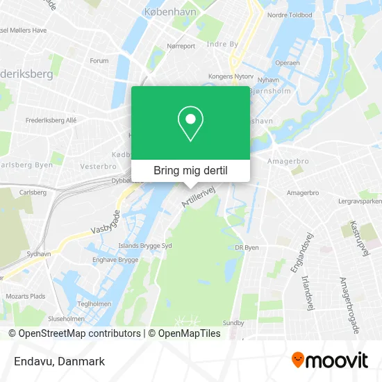 Endavu kort