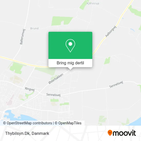Thybilsyn.Dk kort
