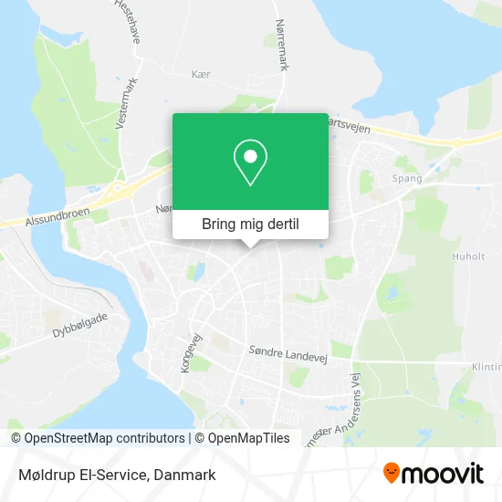 Møldrup El-Service kort