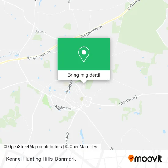 Kennel Hunting Hills kort