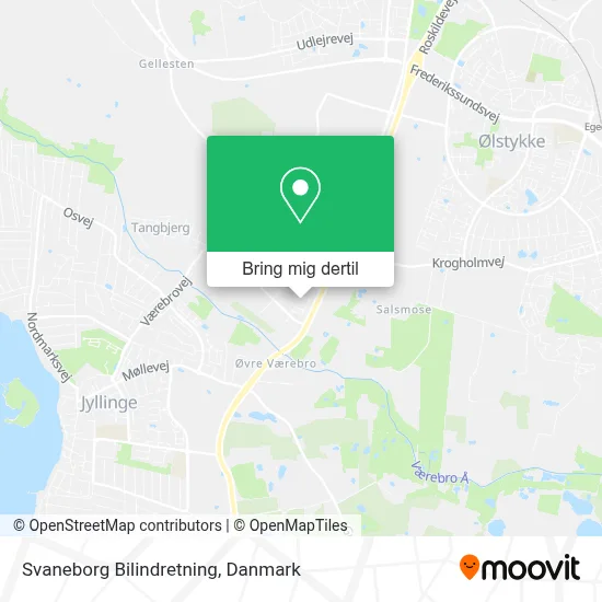 Svaneborg Bilindretning kort