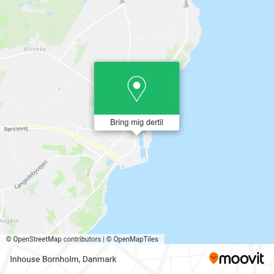 Inhouse Bornholm kort