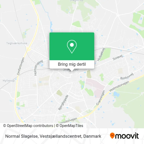 Normal Slagelse, Vestsjællandscentret kort