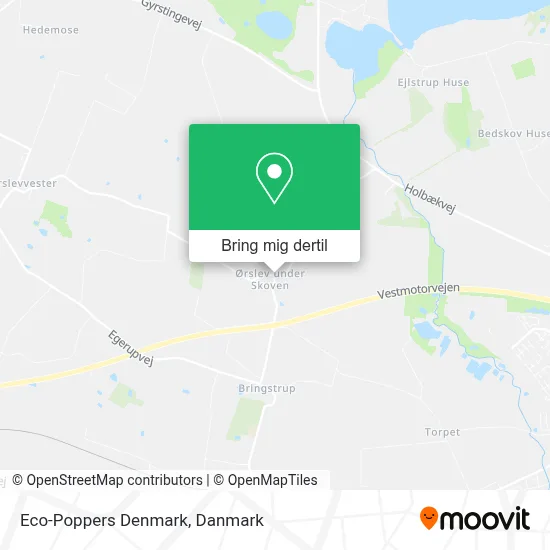 Eco-Poppers Denmark kort