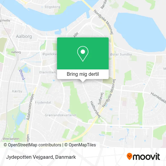 Jydepotten Vejgaard kort
