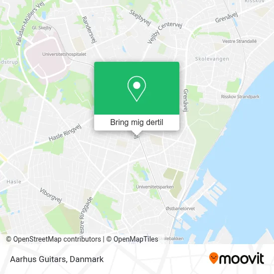 Aarhus Guitars kort