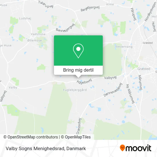 Valby Sogns Menighedsrad kort