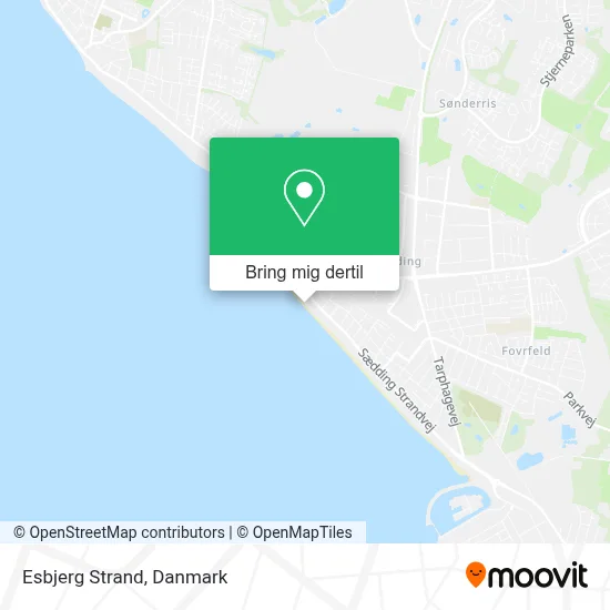 Esbjerg Strand kort