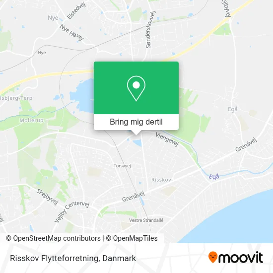 Risskov Flytteforretning kort