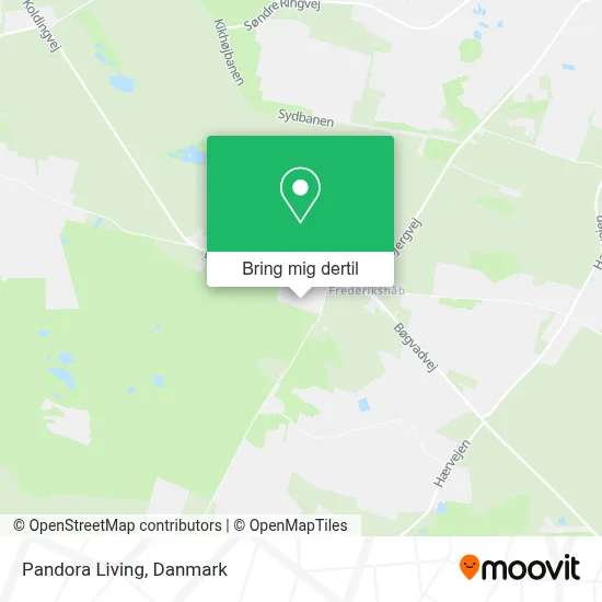Pandora Living kort