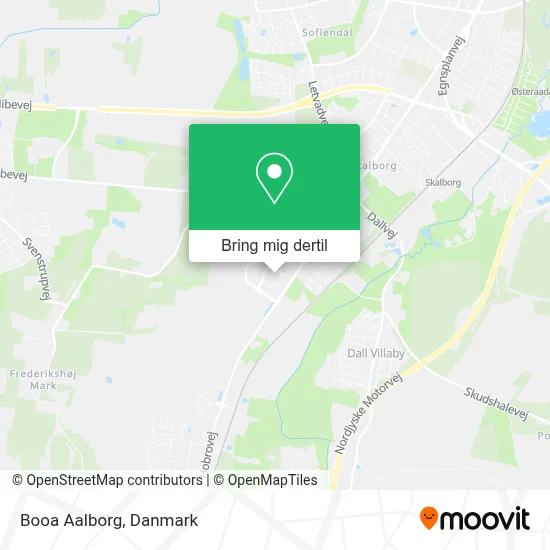 Booa Aalborg kort